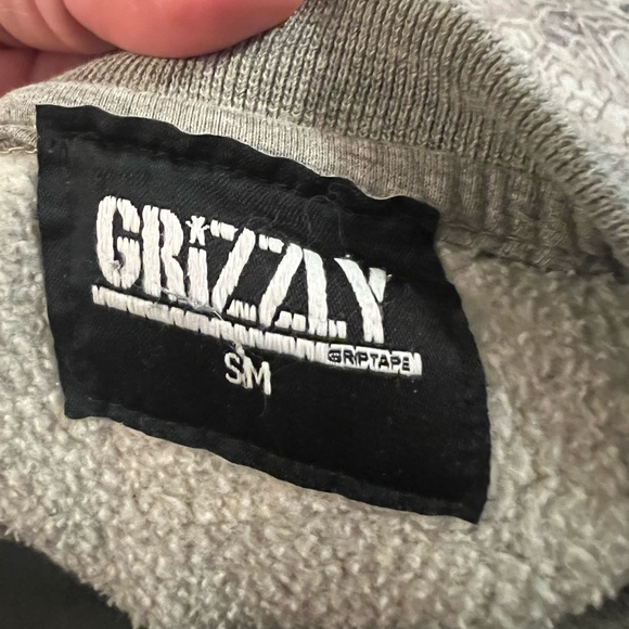 Grizzly grip tape skateboard sweater Mens S - Picture 3 of 3